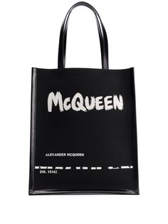 Alexander McQueen сумка-тоут с логотипом