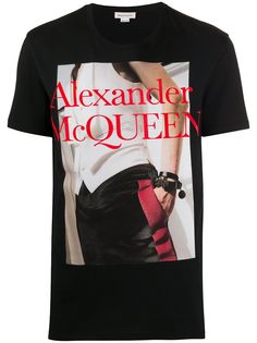 Alexander McQueen футболка с фотопринтом