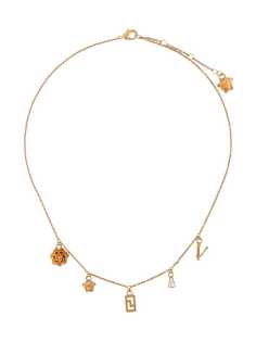 Versace multi-charm necklace