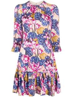 Mary Katrantzou платье мини Millais с цветочным принтом