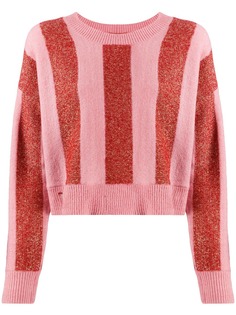 Wildfox vertical-stripe knitted jumper