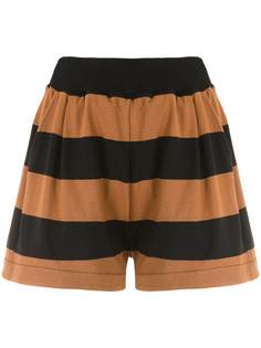 Osklen pockets striped shorts