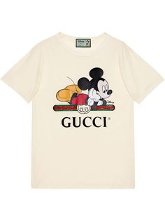 Gucci футболка оверсайз с принтом Mickey из коллаборации с Disney