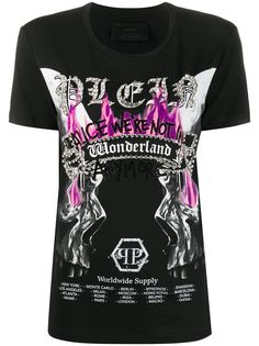 Philipp Plein футболка Alice Were Not In Wonderland