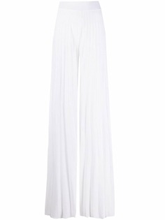 Malo pleated palazzo trousers