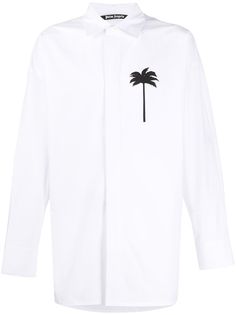 Palm Angels рубашка с принтом