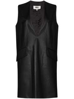 MM6 Maison Margiela plunge-neck mini dress
