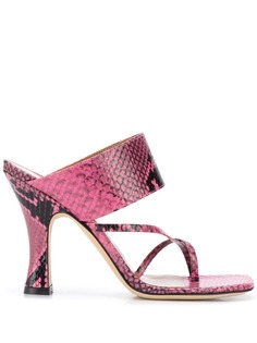 Paris Texas snake effect sandals