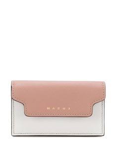 Marni Saffiano leather two-tone purse