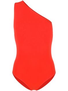 Bottega Veneta cut-out one shoulder swimsuit