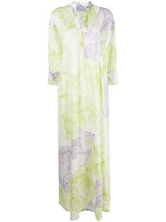 Malo floral print kaftan dress