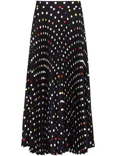 Christopher Kane pleated polka-dot skirt