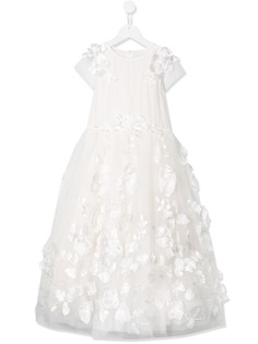 Aletta платье из тюля с цветочной вышивкой