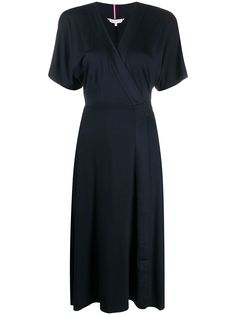 Tommy Hilfiger расклешенное платье с запахом