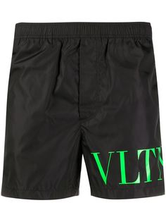 Valentino плавки-шорты с логотипом VLTN