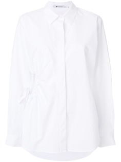 T By Alexander Wang рубашка с вырезной деталью