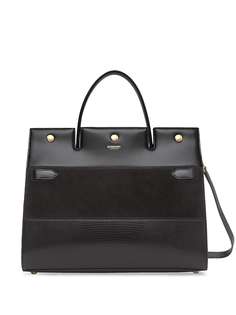 Burberry сумка-тоут Title среднего размера