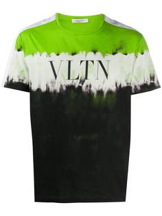 Valentino футболка с принтом тай-дай и логотипом