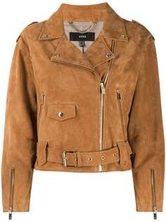 Arma suede biker jacket