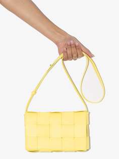 Bottega Veneta yellow Cassette leather shoulder bag