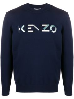 Kenzo logo-embroidered sweatshirt