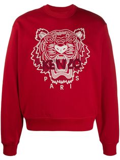 Kenzo logo-embroidered sweatshirt