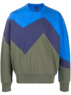 Neil Barrett Light Bond Modernist panelled sweatshirt