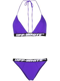 Off-White бикини с логотипом