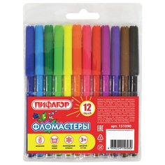 Пифагор Набор фломастеров 12