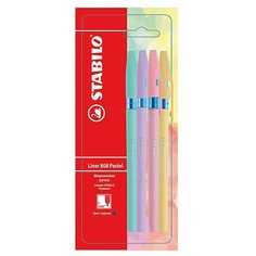 Ручки шариковые синие Stabilo