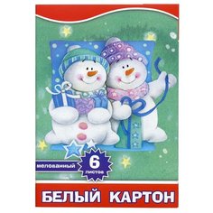 Белый картон Action! A4 6 л.