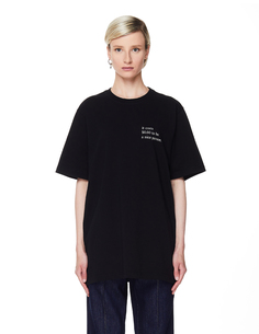 Черная футболка It Costs Vetements
