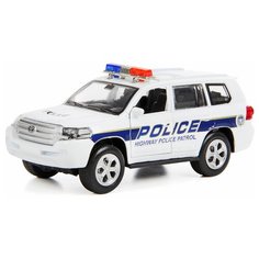 Легковой автомобиль Hoffmann Toyota Land Cruiser (82676) 1:40 12 см белый