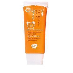 Whamisa Детский солнцезащитный крем на основе ферментов моркови SPF 50+ 1 шт. 60 г