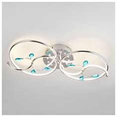 Люстра светодиодная Eurosvet Venera 90131/2 хром, LED, 64 Вт