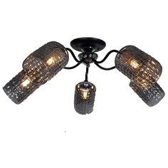 Люстра IMEX MD.3596-5-S BK+CH, E27, 300 Вт