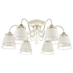 Люстра ESCADA 587/6PL White/Antique brown, E14, 360 Вт