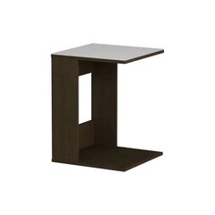 Столик MetalDesign Смарт MD 731, ДхШ: 45 х 45 см, венге/белый