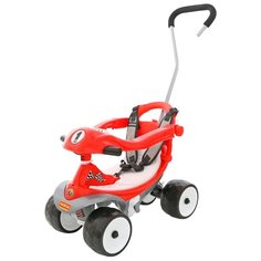 Каталка-толокар Coloma Y Pastor Трансформер №2 с игровой панелью и ручкой (46314) черный/белый/красный