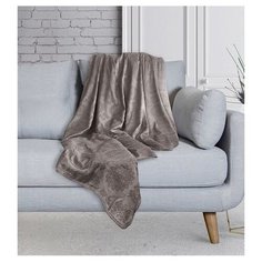 Плед ДеНАСТИЯ Жаккардовый двухслойный, 150 x 200 см, бежевый