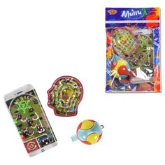 Набор настольных игр Yako Пинбол, лабиринт и свисток