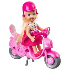 Игровой набор Bondibon OLY Куколка с мотороллером, ВВ3989