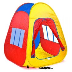 Палатка Play Smart Волшебный домик 1001M желтый/красный/синий