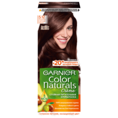 GARNIER Color Naturals стойкая питательная крем-краска для волос, 5.12 Ледяной светлый шатен