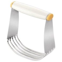 Мешалка для теста Tescoma DELICIA 630068 серебристый/белый