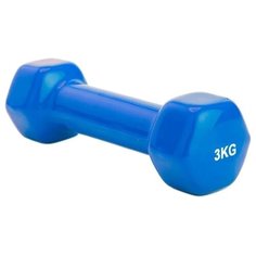 Гантель цельнолитая BRADEX SF 0163/SF 0164 3 кг синий
