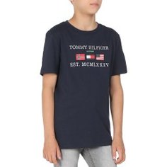 Футболка TOMMY HILFIGER KB0KB05395 темно-синий