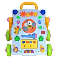 Каталка-ходунки everflo Колобок (HS0356944) со звуковыми эффектами многоцветный