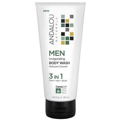 Гель-шампунь для душа 3 в 1 Andalou Naturals Invigorating Body Wash, 251 мл