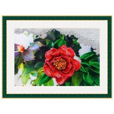 Galla Collection Набор для вышивания бисером Японская роза 27 х 18 см (Л317)